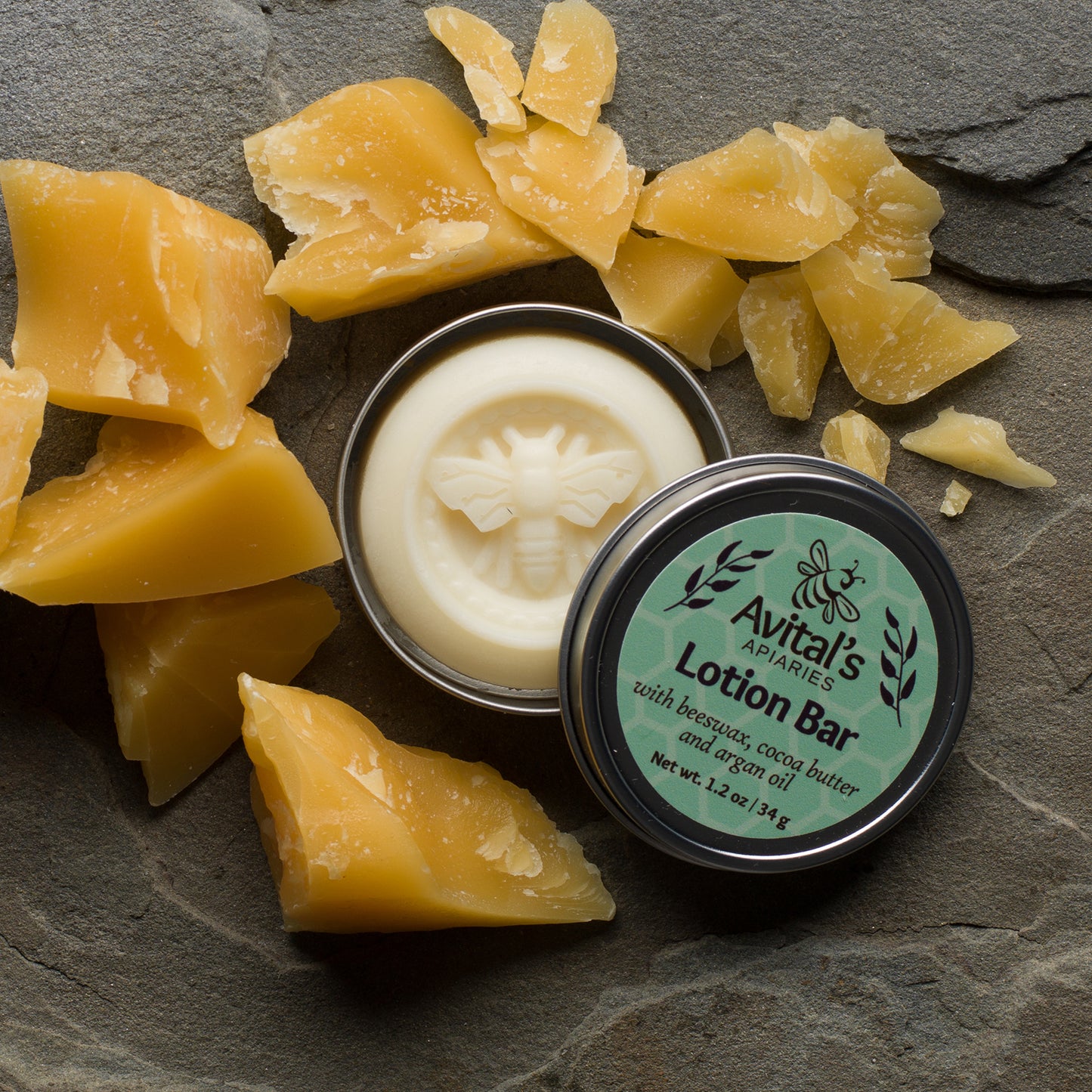 Unscented Lotion Bar with Argan Oil & Mango Butter