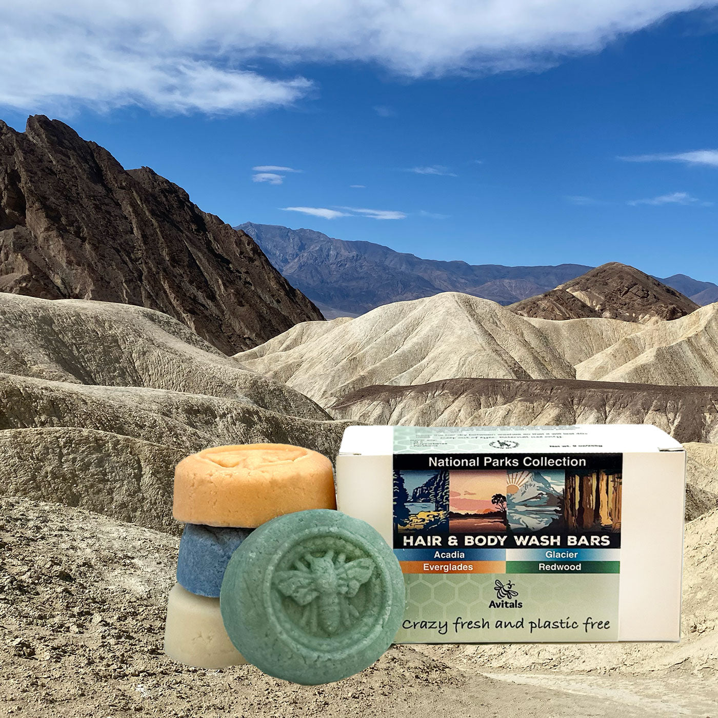 
                  
                    National Parks Themed Shampoo & Body Wash Sampler
                  
                
